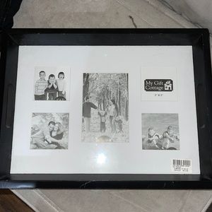 My gift cottage place setting glass frame new